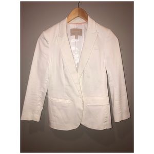Banana Republic White Suit Blazer Size 0P